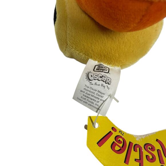 Oscar Mayer Wiener Mobile Hot Dog 7" Plush Bean Bag Toy w/Tags Just Whistle - Picture 7 of 8